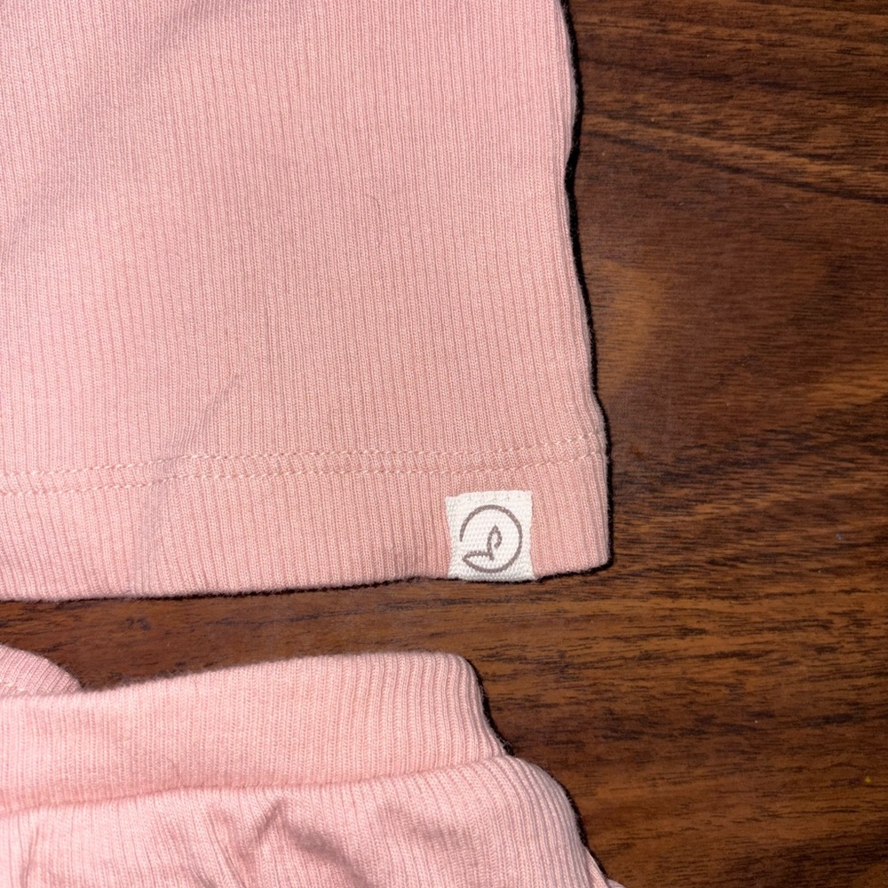 Little Planet Pink Ruffled Diaper Cover Set - Picture 4 of 6